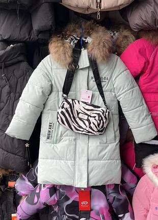 Зимове пальто для дівчаток