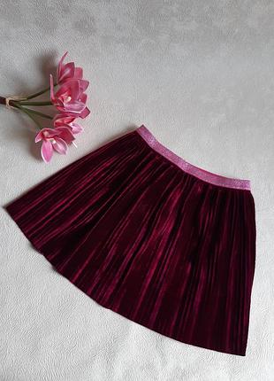 Юбка плисерированная 6-7р nutmeg