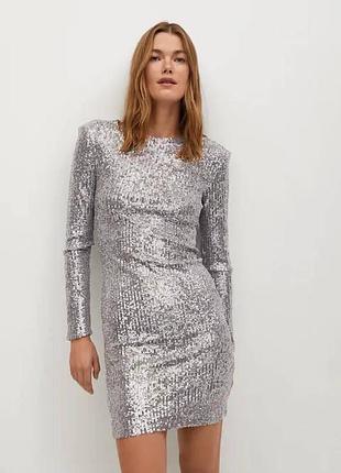 Нарядна сукня в паєтку