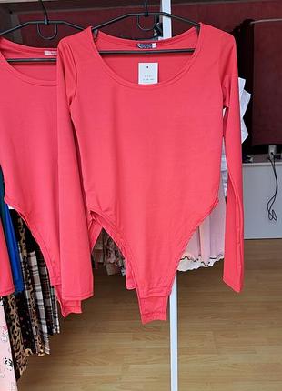 Боді з довгим рукавом