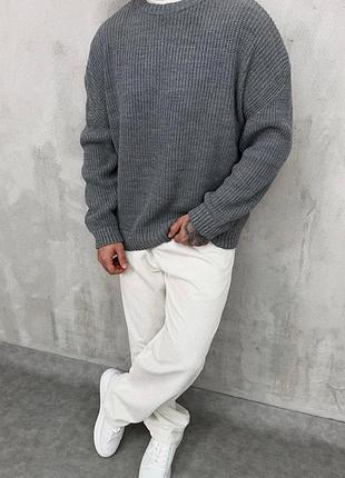 Вʼязаний оверсайз светр 3