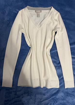 Пуловер  шерсть мериноса 💯 banana republic
