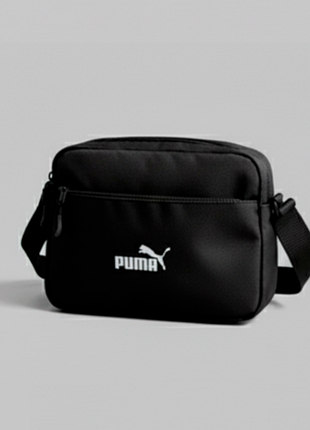 Барсетка puma, сумка через плече puma, сумка спортивна, сумка чоловіча чорна