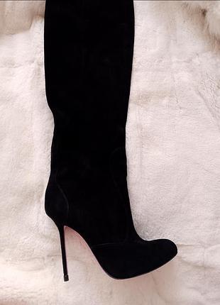 Чоботи замшеві