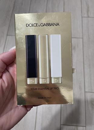Палетка пробників для губ dolce and gabbana
