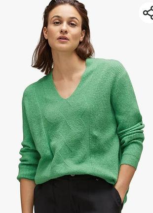 Коттоновий светр джемпер великого розміру батал