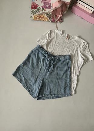 Шорти віскоза висока посадка