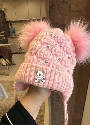 Супер тепла дитяча шапка