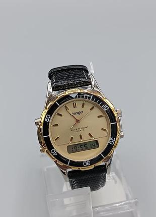 Шикарные винтажные мужские часы wrangler диаметр 40.