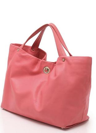 Неймовірна рожеве сумка тоут з натуральної шкіри kate spade з дефектом шовковий платок у подарунок рожева вмістка сумка з короткими ручками