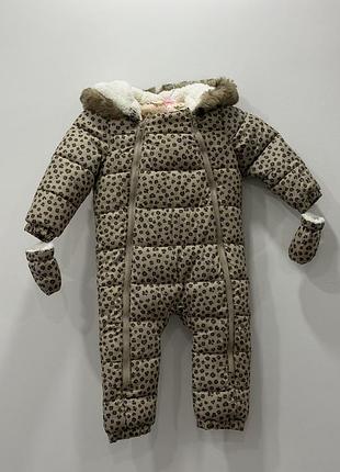 Зимовий комбінезон на дівчинку 1,5-2 роки