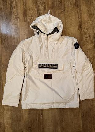 Біла чоловіча анорак-куртка napapijri geographic