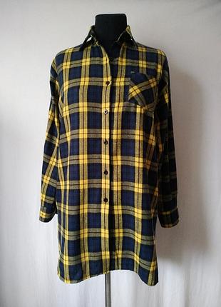 Байка 100% котон сукня-сорочка, подовжена сорочка