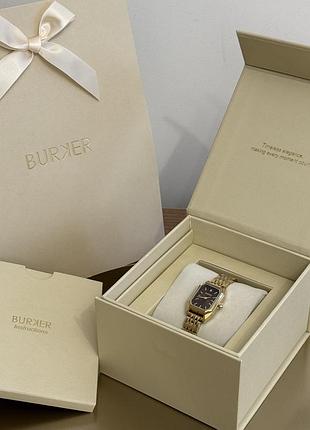 Годинник жіночий burker isabell petite gold brown буркер маленька модель