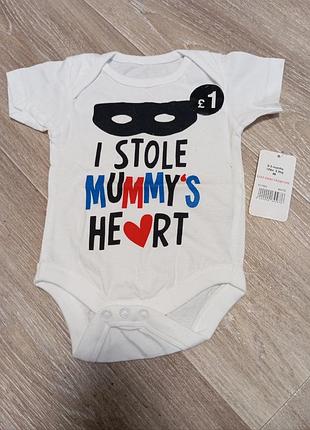 Боди детское 0-3 мес.