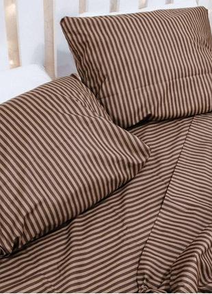 Постельное белье отельного типа бязь 100% хлопок/полуторный комплект постельного белья