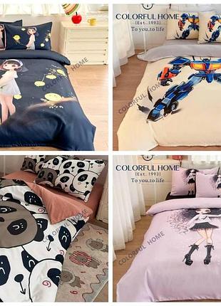 Фланелевое полуторное постельное белье/комплект постельного белья/постельное белье