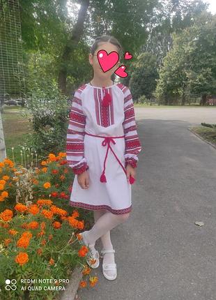 Сукня-вишиванка на на зріст від 146 до 158.