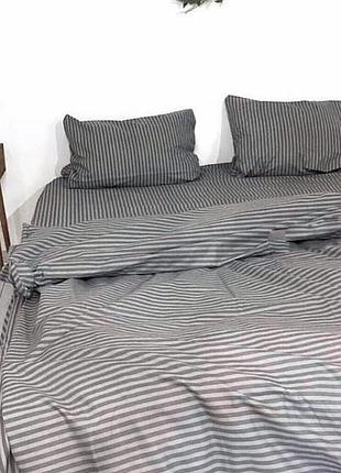 Постельное белье отельного типа бязь 100% хлопок/полуторный комплект постельного белья