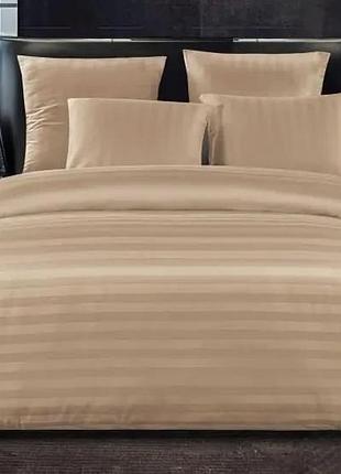 Постельное белье двуспальное страйп сатин/комплект сатинового постельного белья