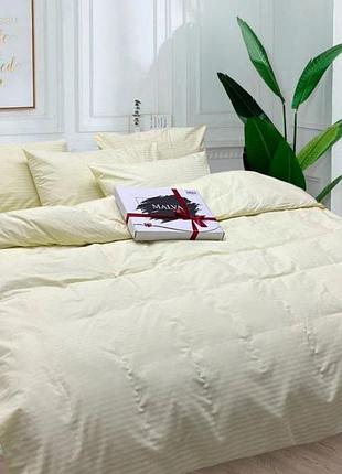 Постельное белье отельного типа бязь 100% хлопок/полуторный комплект постельного белья