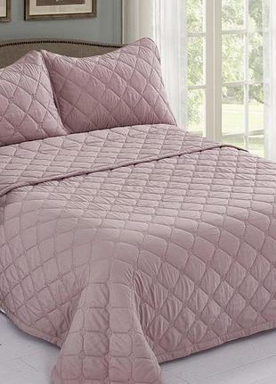 Покрывало стеганное хлопковое colorfulhome 200x230см с 2мя наволочками 50х70 см