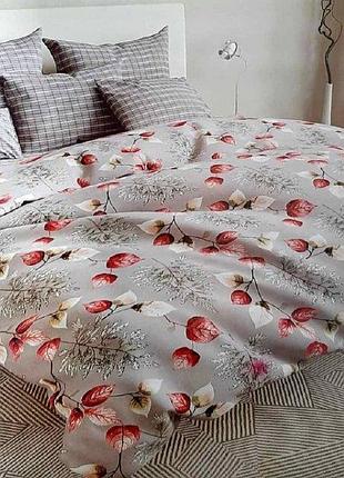 Постельное белье двуспальное 100% хлопок/комплект постельного белья бязь голд люкс