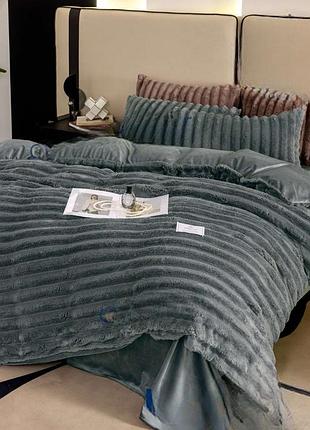 Велюрова постільна білизна colorfulhome євро комплект