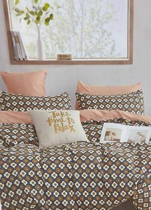 Фланелевое двуспальное постельное белье