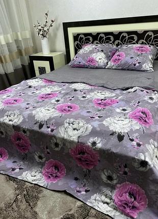 Постельное белье семейное 100% хлопок/семейный комплект постельного белья бязь gold люкс