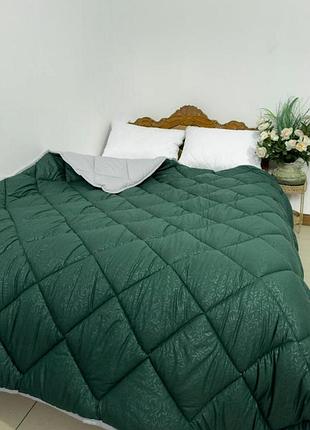 Ковдра зимова з холофайбера двоспальна 175х210 тепла антиалергенна від лері макс