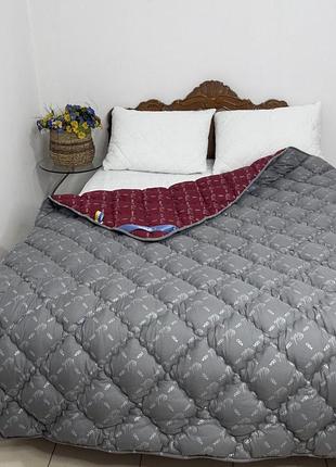 Одеяло двуспальное зимнее на холофайбере от oda/легкое теплое одеяло