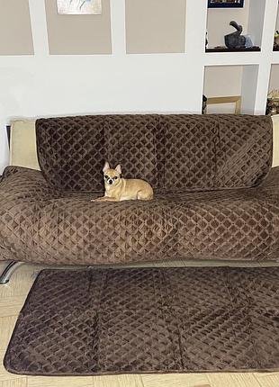 Накидки-дивандеки на диван и кресла, многофунциональные 3 полотна