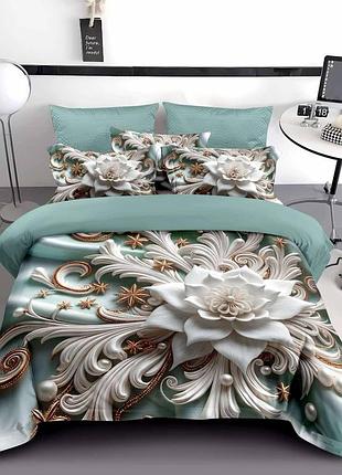 Постельное белье отельного типа евро размер люкс сатин