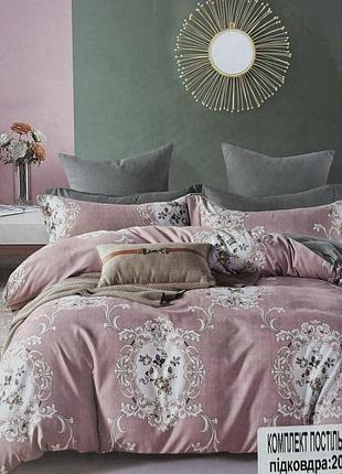 Фланелевое постельное белье евро размер/комплект постельного белья/постельное белье