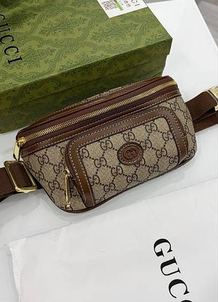 Шкіряна сумка гуччі люкс