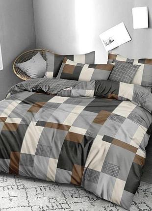 Постельное белье двуспальное 100% хлопок/комплект постельного белья бязь голд люкс