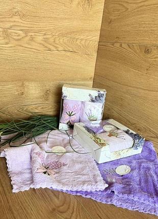 Набор подарочных кухонных полотенец из 2х шт микрофибра