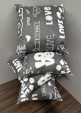 Подушка 45х45 см на холофайбере антиаллергенная декоративная