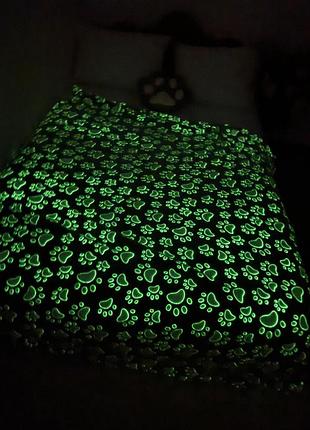 Плед из микрофибры светящийся в темноте 150*200