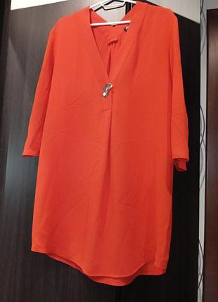 Платье туника zara длина мини