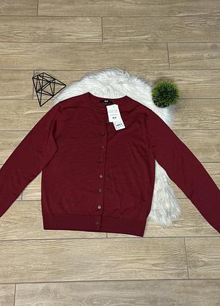 Нова жіноча шерстяна кофта uniqlo s merino wool
