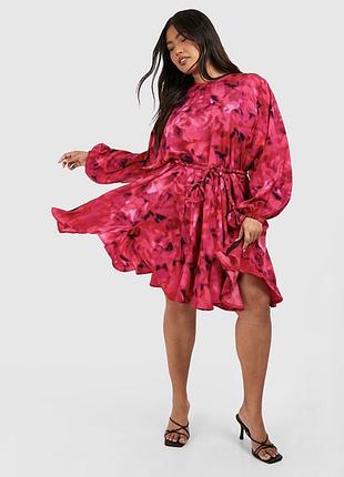 Жіноча легенька сукня батал 🩷❤️🖤