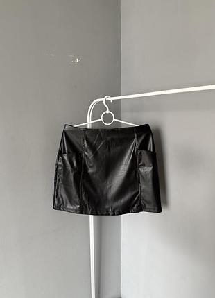 Спідниця еко шкіра