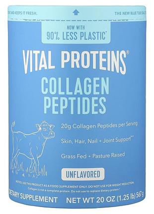 Колаген протеїн vital proteins collagen peptides unflavored 547 g