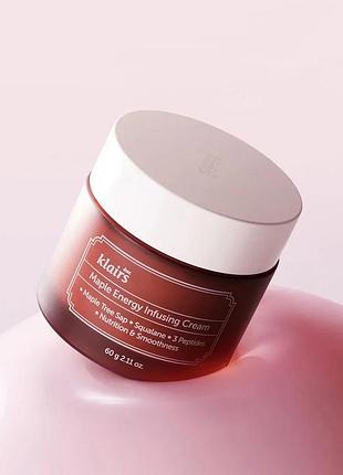 Живильний крем з соком клену dear klairs maple energy infusing cream 60 мл