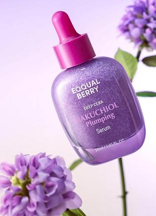 Антивозрастная сыворотка с бакучиолом eqqualberry bakuchiol plumping serum 30 мл