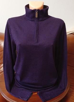 Свитер фирменный из мериносовой шерсти