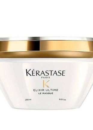 Маска для питания тусклых волос kerastase elixir ultime le masque 200 мл.