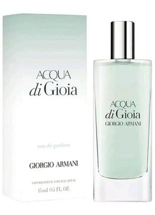Парфумована вода для жінок giorgio armani acqua di gioia eau de parfum 15 ml.